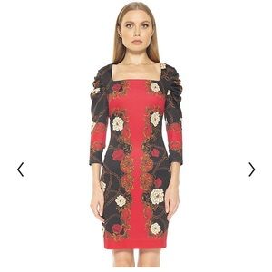 Alexia Admor
Square Neck Printed Puff Sleeve Dress
